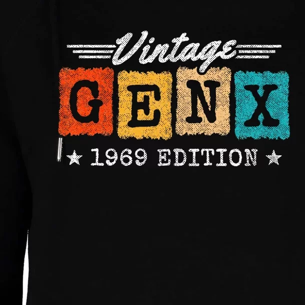 Gen X Generation Gen Xer Born 1969 Gen X 1969 Birthday Womens Funnel Neck Pullover Hood