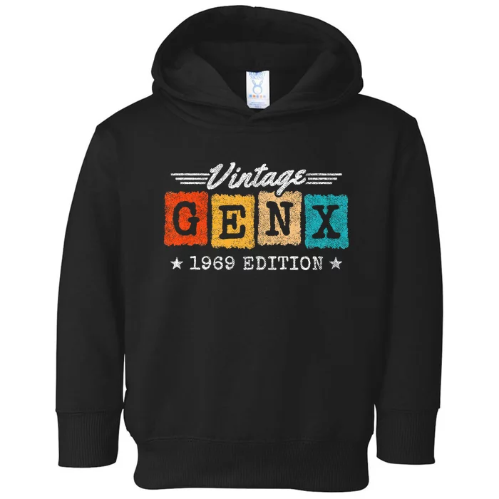 Gen X Generation Gen Xer Born 1969 Gen X 1969 Birthday Toddler Hoodie