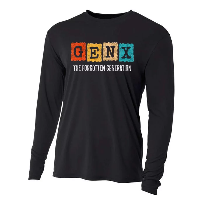 Generation X Gen Xer Gen X The Forgotten Generation Cooling Performance Long Sleeve Crew