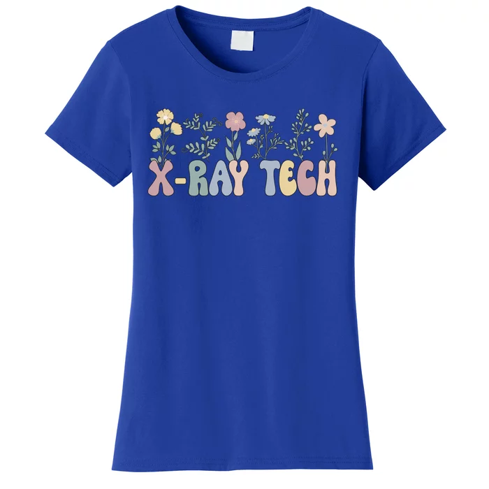 Groovy Xfunny Giftray Technologist Flowers Xfunny Giftray Tech Funny Gift Women's T-Shirt