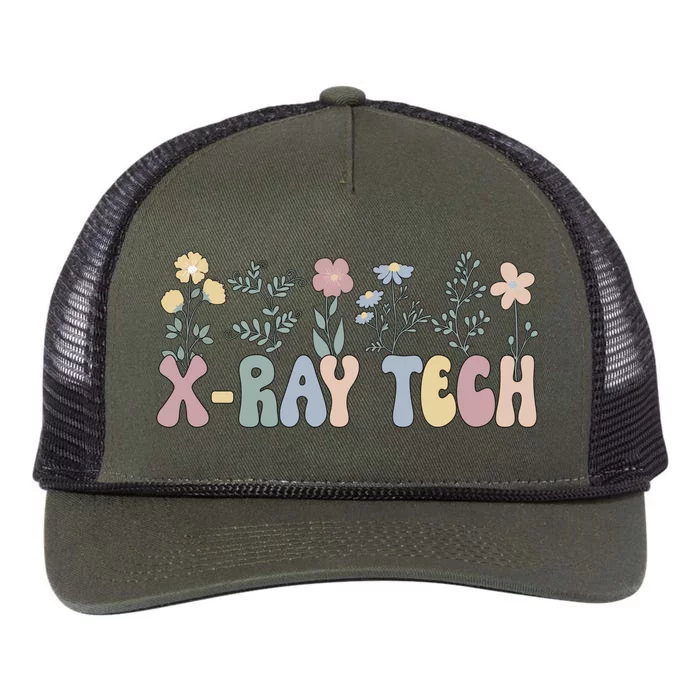 Groovy Xfunny Giftray Technologist Flowers Xfunny Giftray Tech Funny Gift Retro Rope Trucker Hat Cap