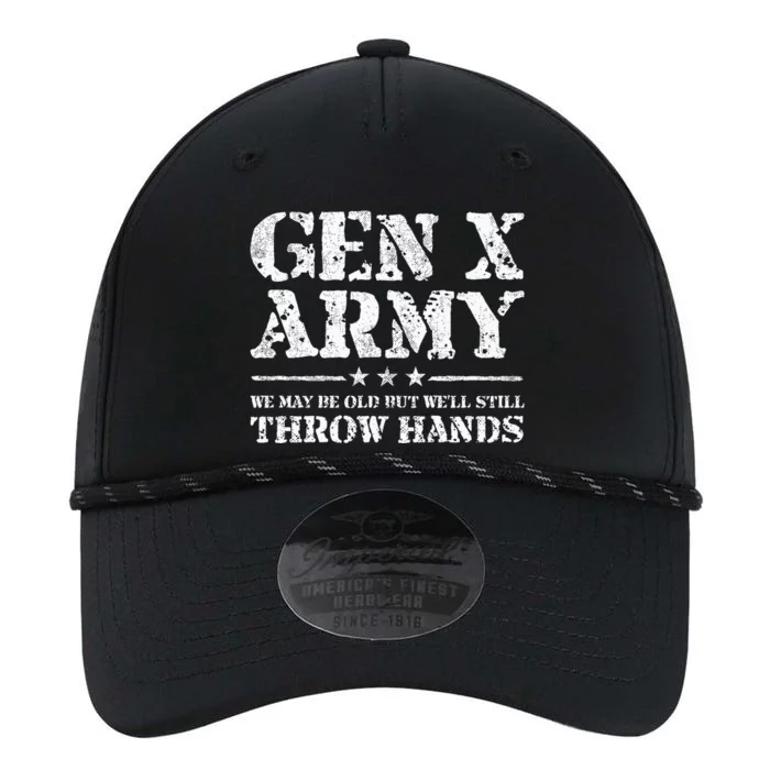 Gen X Gen Xer Generation X Throw Hands Funny Gen X Performance The Dyno Cap