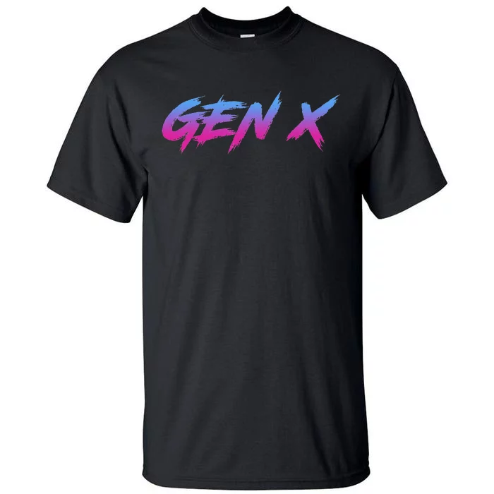 Gen X Generation X Retro Vintage Tall T-Shirt