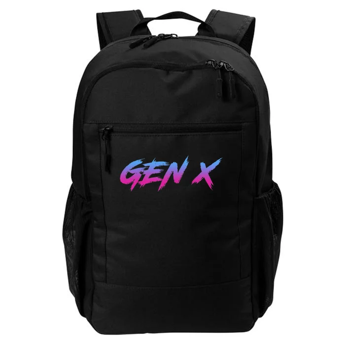 Gen X Generation X Retro Vintage Daily Commute Backpack