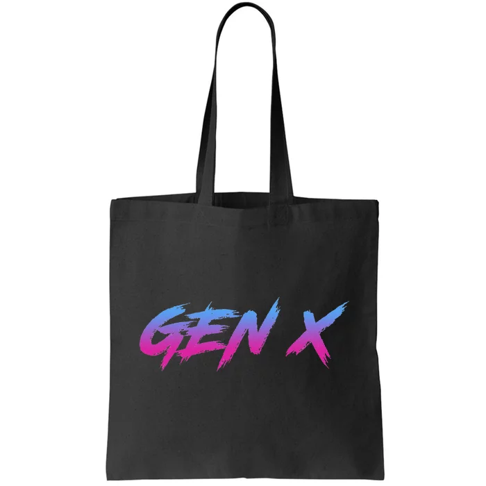 Gen X Generation X Retro Vintage Tote Bag