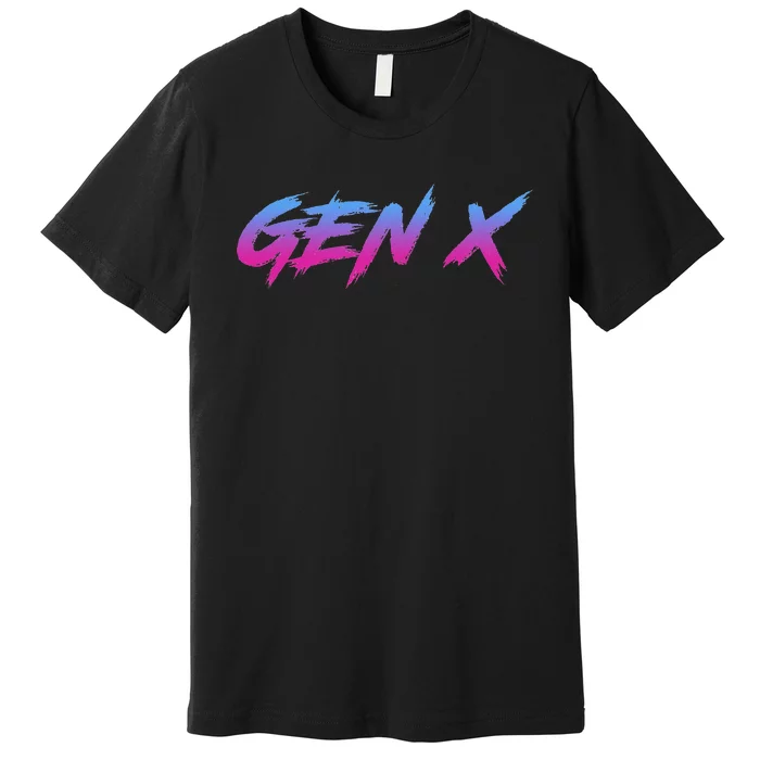 Gen X Generation X Retro Vintage Premium T-Shirt