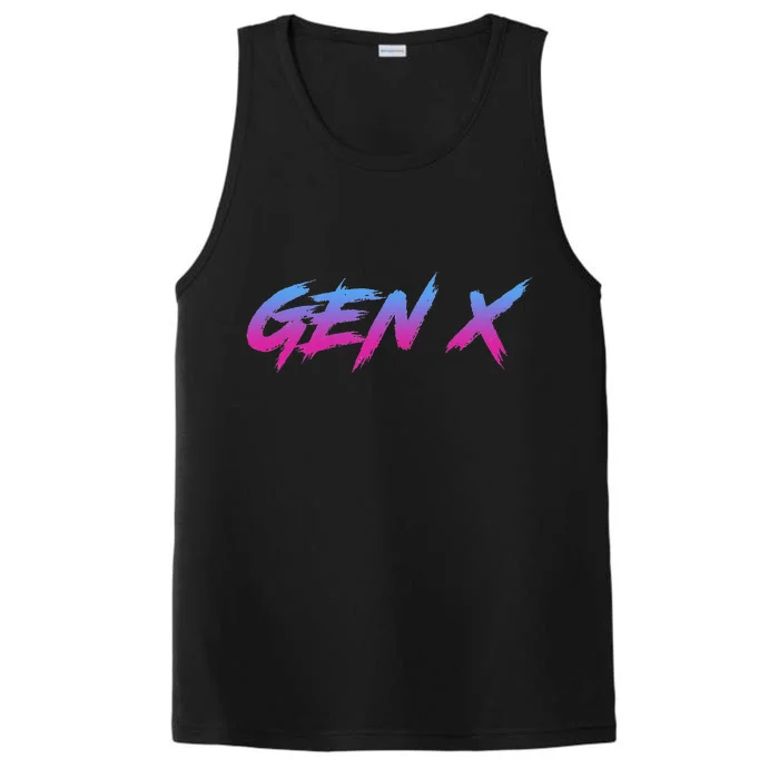 Gen X Generation X Retro Vintage Performance Tank