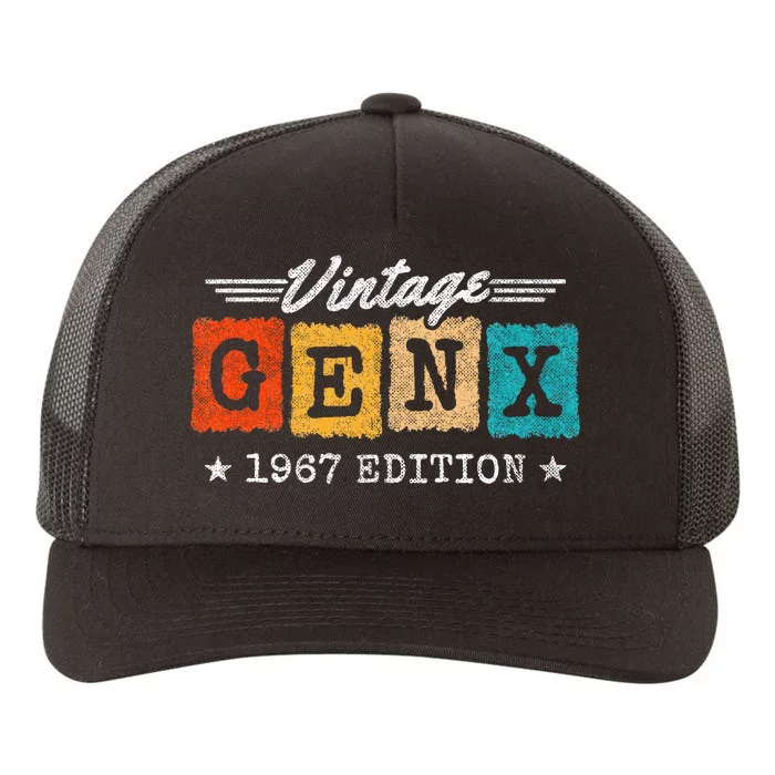 Gen X Generation Gen Xer Born 1967 Gen X 1967 Birthday Yupoong Adult 5-Panel Trucker Hat