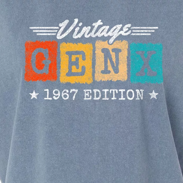 Gen X Generation Gen Xer Born 1967 Gen X 1967 Birthday Garment-Dyed Women's Muscle Tee