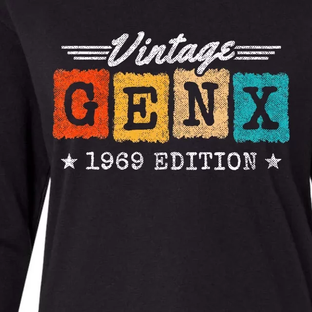 Gen X Generation Gen Xer Born 1969 Gen X 1969 Birthday Womens Cotton Relaxed Long Sleeve T-Shirt