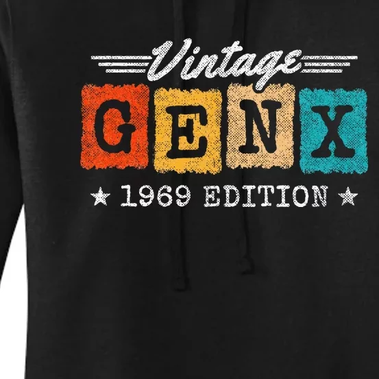 Gen X Generation Gen Xer Born 1969 Gen X 1969 Birthday Women's Pullover Hoodie