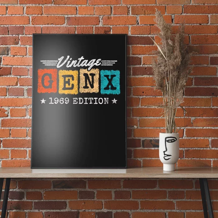 Gen X Generation Gen Xer Born 1969 Gen X 1969 Birthday Poster