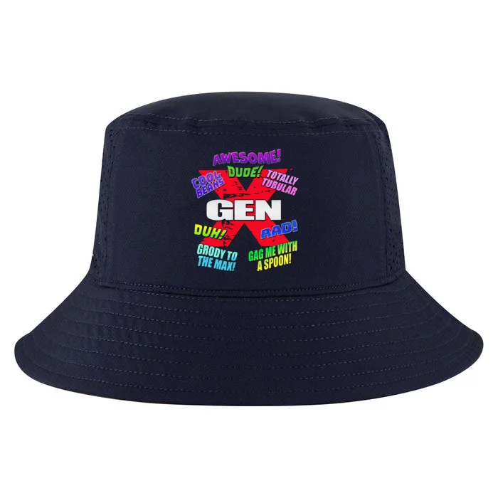 Gen X Jargon Cool Comfort Performance Bucket Hat