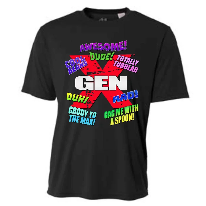 Gen X Jargon Cooling Performance Crew T-Shirt