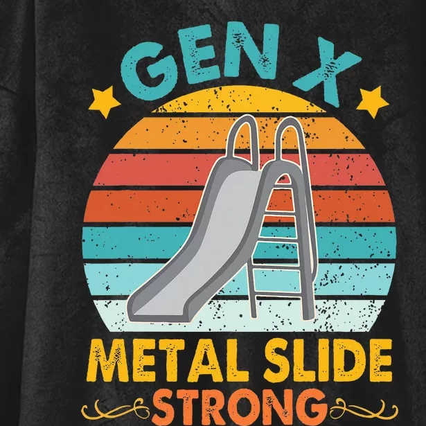 Gen X Metal Slide A Strong Hooded Wearable Blanket