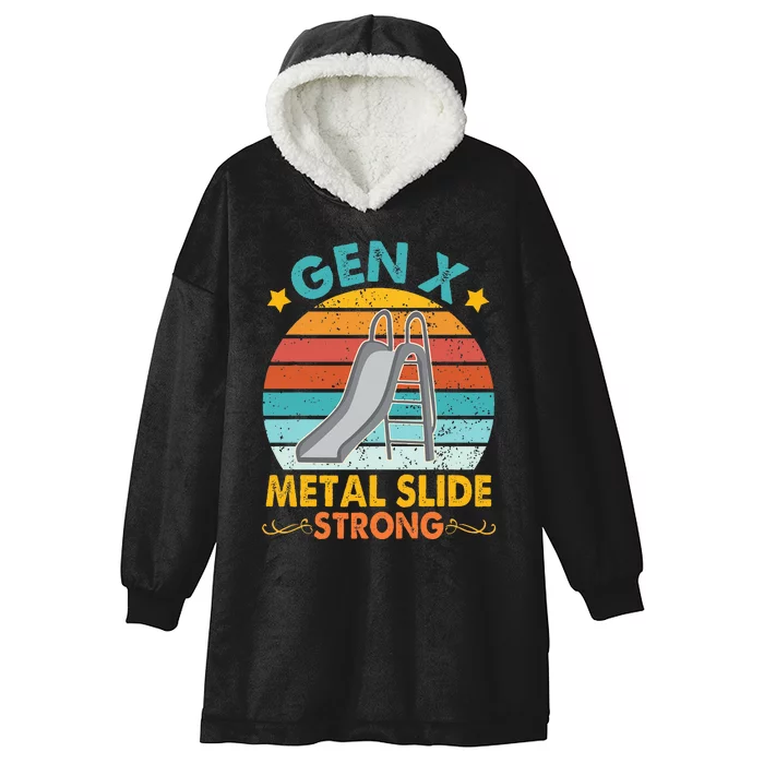 Gen X Metal Slide A Strong Hooded Wearable Blanket