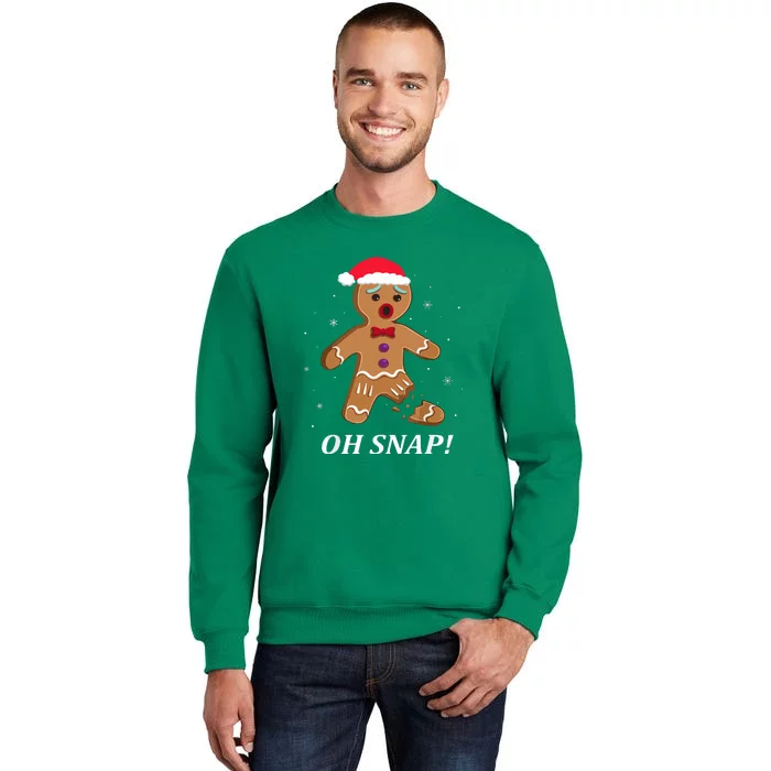 Gingerbrecute Xmas Man Oh Snap Christmas Cookie Costume Baking Team Gift Sweatshirt