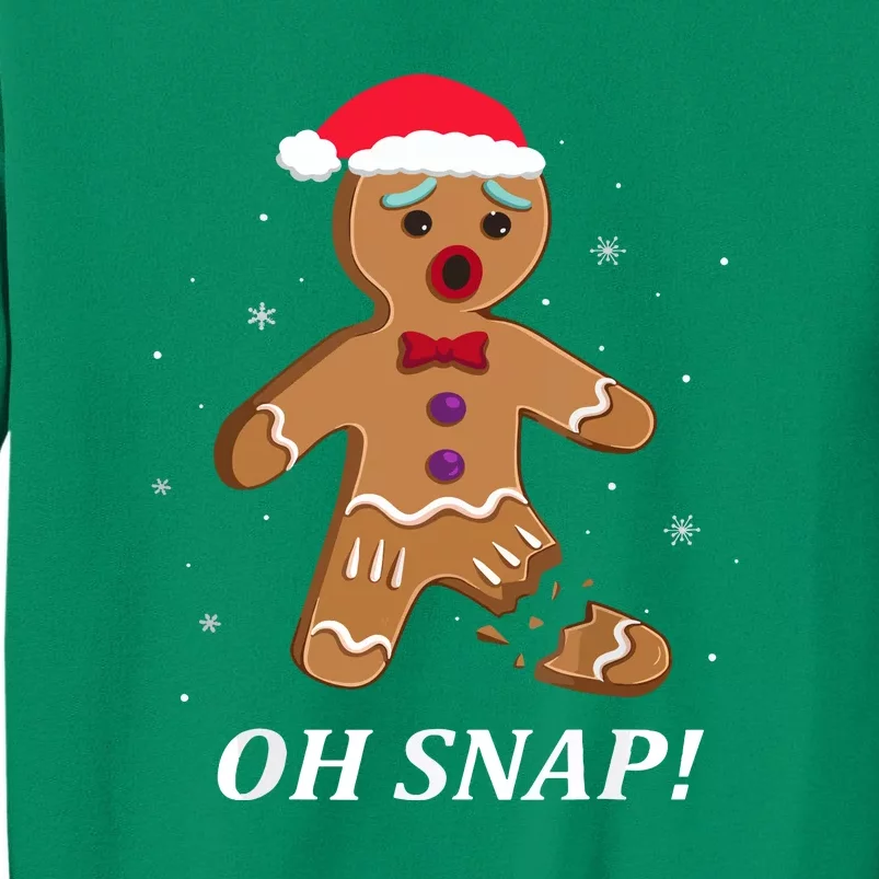 Gingerbrecute Xmas Man Oh Snap Christmas Cookie Costume Baking Team Gift Sweatshirt