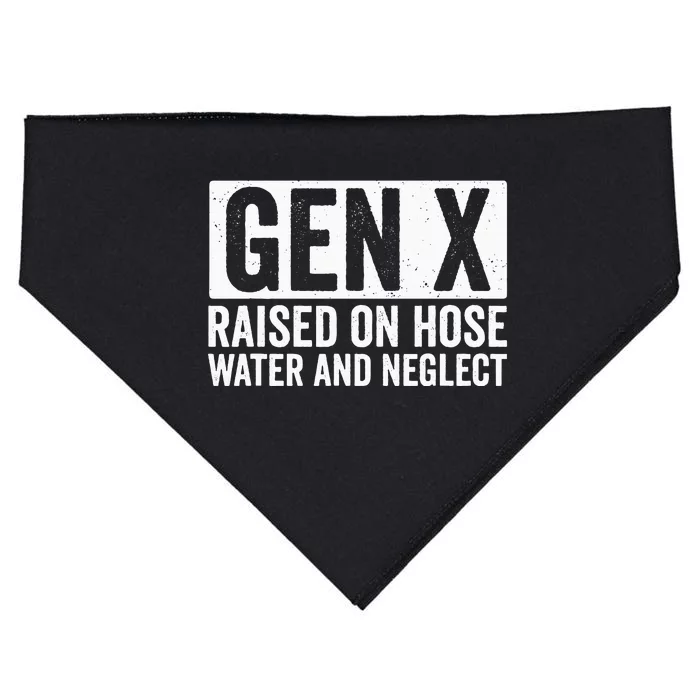 GEN X Raised On Hose Water and Neglect USA-Made Doggie Bandana