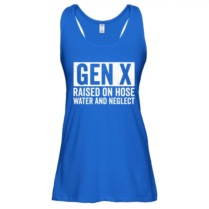 GEN X Raised On Hose Water and Neglect Ladies Essential Flowy Tank