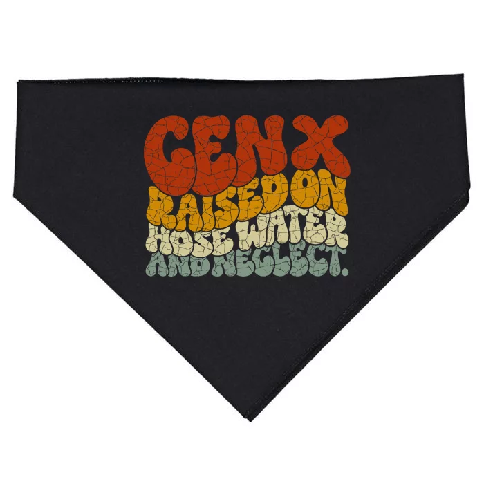 Gen X Raised On Hose Water And Neglect USA-Made Doggie Bandana