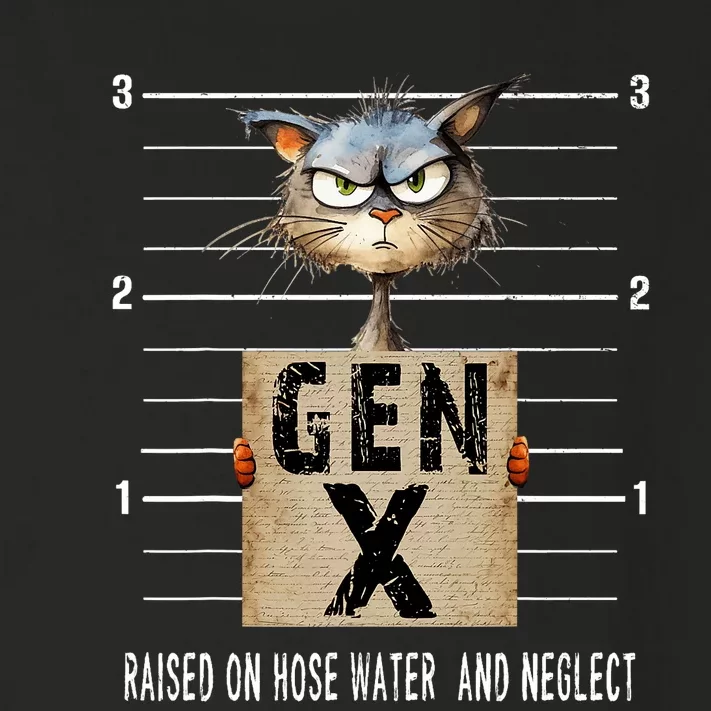 Gen X Raised On Hose Water And Neglect Funny Gen X Toddler Long Sleeve Shirt