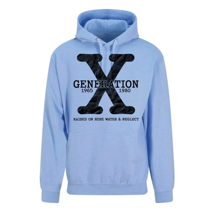 Generation X Raised On Hose Water And Neglect Unisex Surf Hoodie