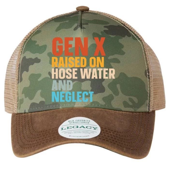 Gen X Raised On Hose Water And Neglect Legacy Tie Dye Trucker Hat