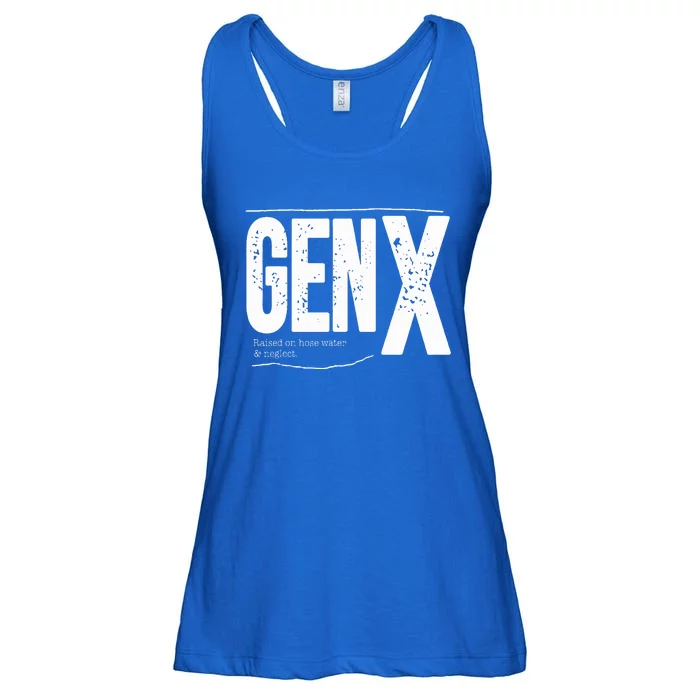 Gen X raised on hose water and neglect Ladies Essential Flowy Tank