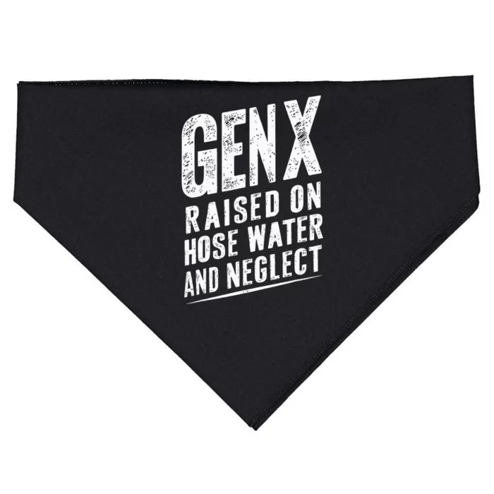 Gen X Raised On Hose Water And Neglect Gen X USA-Made Doggie Bandana