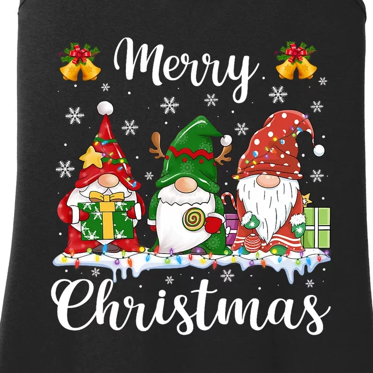 Gnomes Xmas Shirts Merry Christmas Ladies Essential Tank