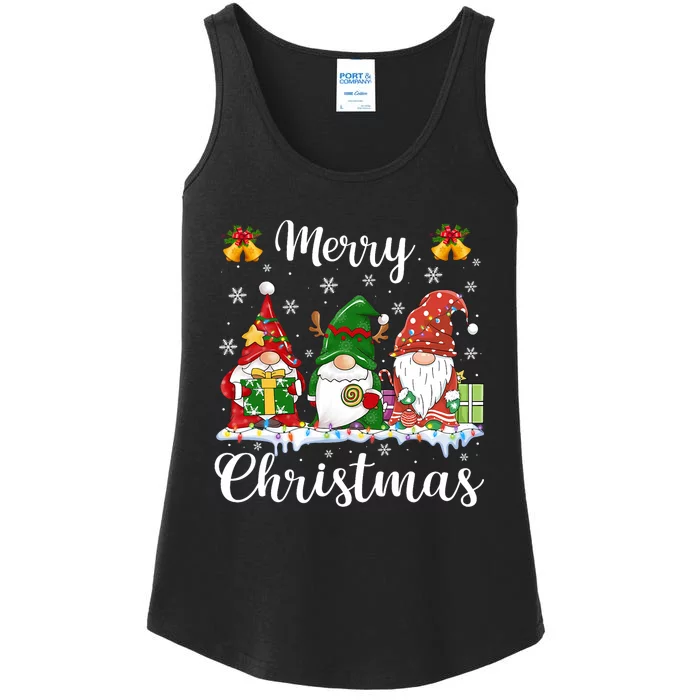 Gnomes Xmas Shirts Merry Christmas Ladies Essential Tank