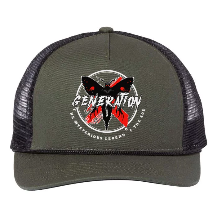 Generation X The Mysterious Legend Of The 60s Halloween Retro Rope Trucker Hat Cap