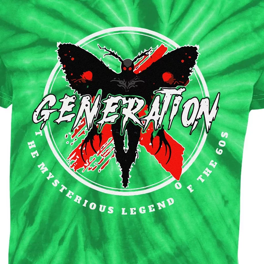 Generation X The Mysterious Legend Of The 60s Halloween Kids Tie-Dye T-Shirt