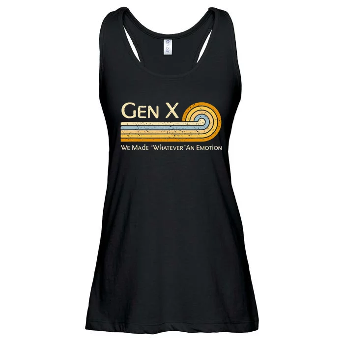 Gen X We Made Whatever An Emotion 1980s Ladies Essential Flowy Tank