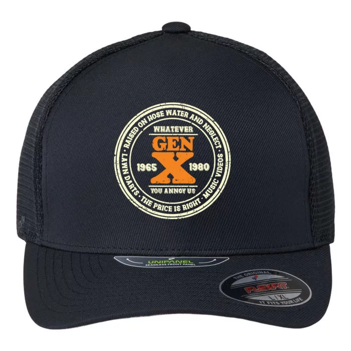 Gen X Whatever You Annoy Us 1965 1980 Flexfit Unipanel Trucker Cap