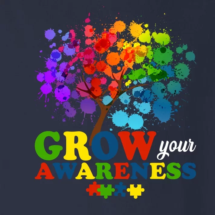 Grow Your Awareness Autism Tree Toddler Long Sleeve Shirt