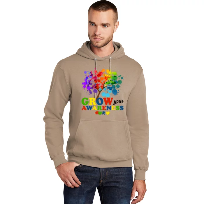 Grow Your Awareness Autism Tree Hoodie