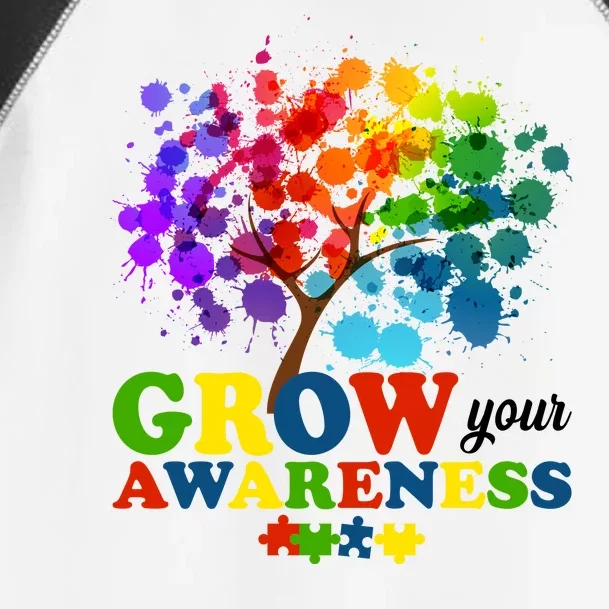 Grow Your Awareness Autism Tree Toddler Fine Jersey T-Shirt