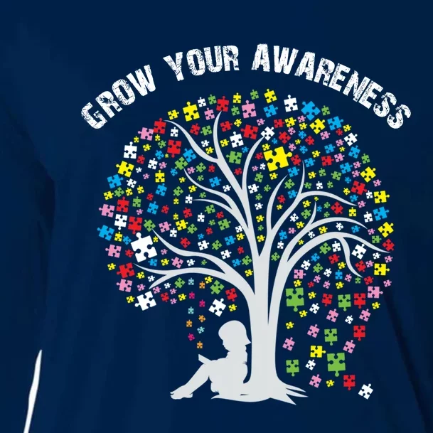 Grow Your Awareness Gift Cooling Performance Long Sleeve Crew