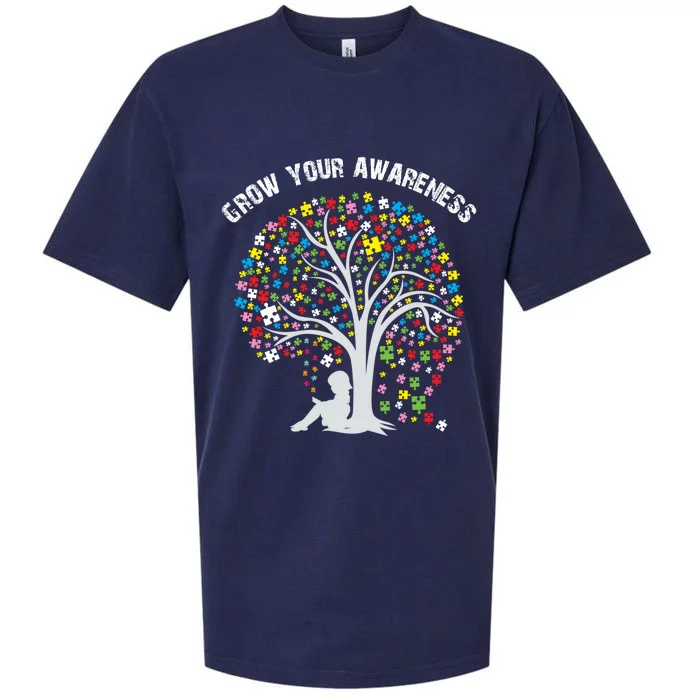 Grow Your Awareness Gift Sueded Cloud Jersey T-Shirt