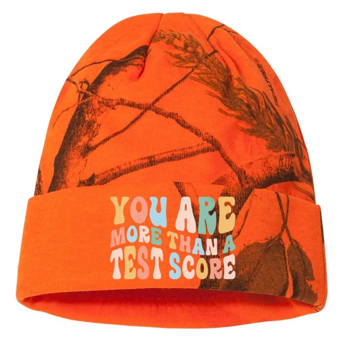 Groovy You Are More Than A Test Score Teacher Te Day Kati - 12in Camo Beanie