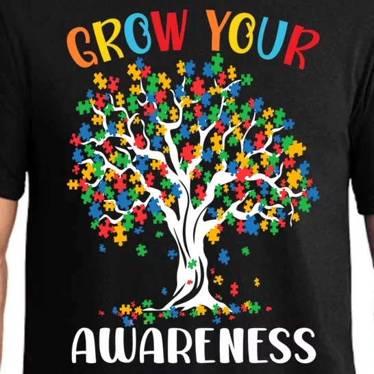 Grow Your Awareness Autism Tree Puzzle Gift Pajama Set