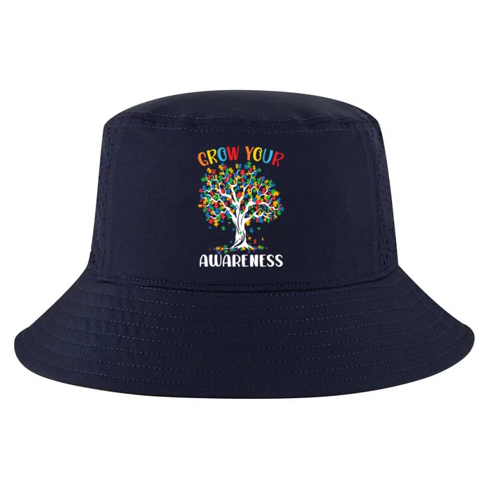 Grow Your Awareness Autism Tree Puzzle Gift Cool Comfort Performance Bucket Hat