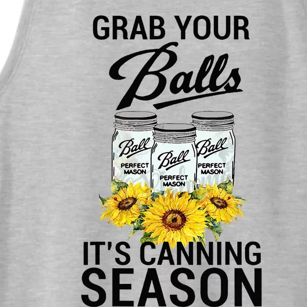 Grab Your Balls It’s Canning Season Ladies Tri-Blend Wicking Tank