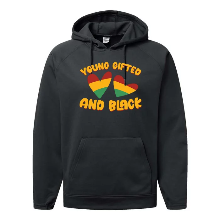 Gifted Young Black Dashiki African Pride History Month Performance Fleece Hoodie