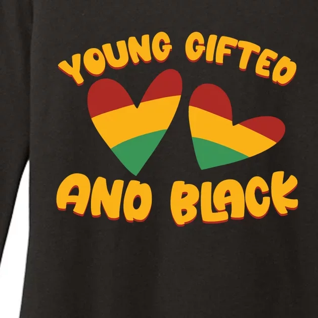 Gifted Young Black Dashiki African Pride History Month Womens CVC Long Sleeve Shirt