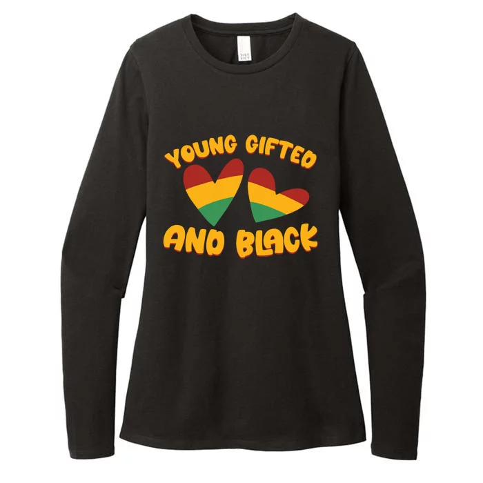 Gifted Young Black Dashiki African Pride History Month Womens CVC Long Sleeve Shirt