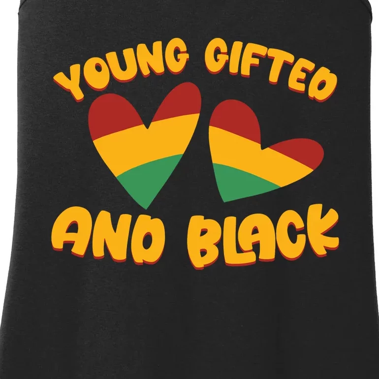 Gifted Young Black Dashiki African Pride History Month Ladies Essential Tank