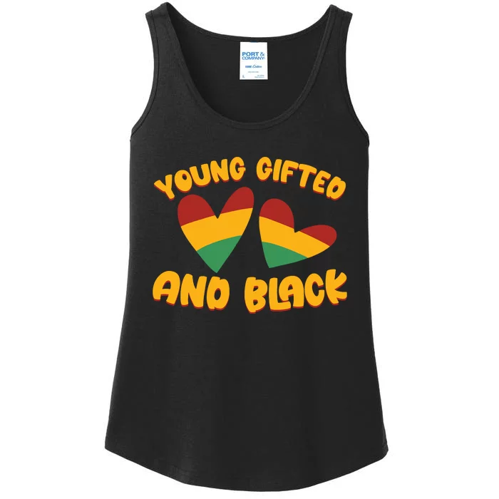 Gifted Young Black Dashiki African Pride History Month Ladies Essential Tank